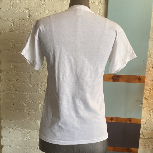 Russell Athletic white Trinity College tee size Youth L 90s Y2K unisex - Picture 2 of 12